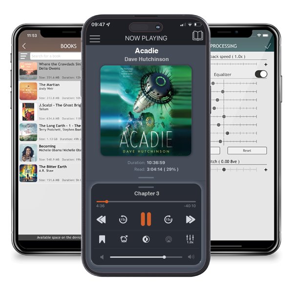 Download fo free audiobook Acadie by Dave Hutchinson and listen anywhere on your iOS devices in the ListenBook app.