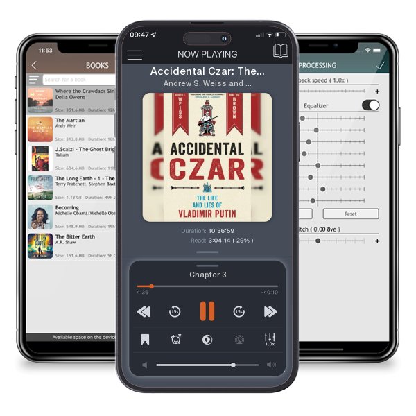 Download fo free audiobook Accidental Czar: The Life and Lies of Vladimir Putin by Andrew S. Weiss and Brian Box Brown and listen anywhere on your iOS devices in the ListenBook app.