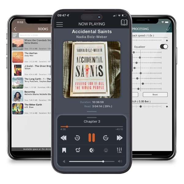 Download fo free audiobook Accidental Saints by Nadia Bolz-Weber and listen anywhere on your iOS devices in the ListenBook app.