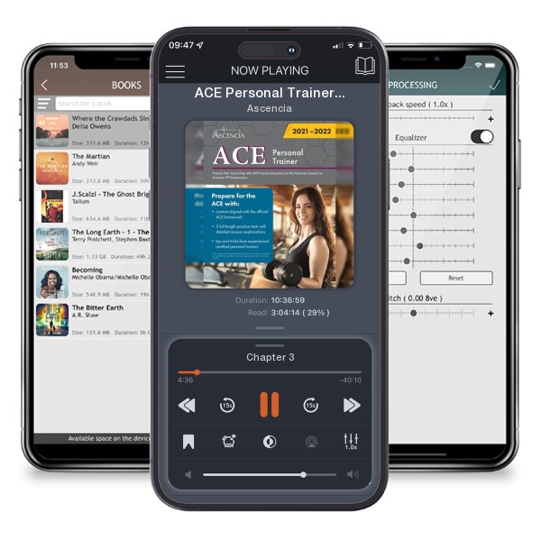 Download fo free audiobook ACE Personal Trainer Practice Test: Exam Prep with 450 Practice Questions for the American Council on Exercise CPT Examination by Ascencia and listen anywhere on your iOS devices in the ListenBook app.