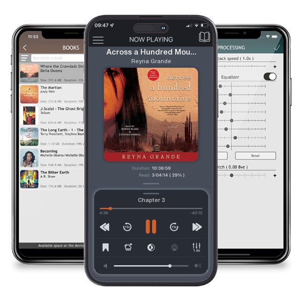 Download fo free audiobook Across a Hundred Mountains by Reyna Grande and listen anywhere on your iOS devices in the ListenBook app.