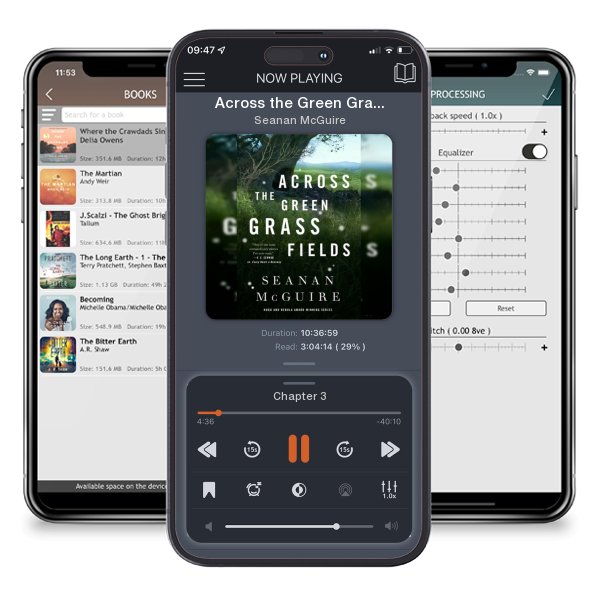 Download fo free audiobook Across the Green Grass Fields by Seanan McGuire and listen anywhere on your iOS devices in the ListenBook app.
