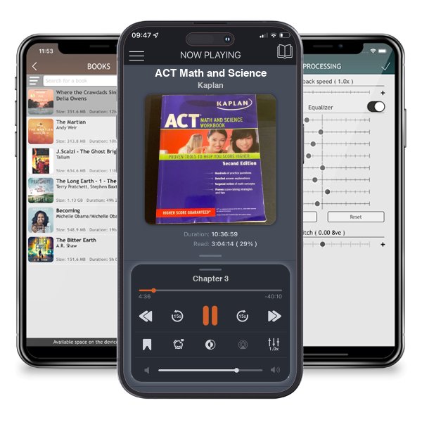 Download fo free audiobook ACT Math and Science by Kaplan and listen anywhere on your iOS devices in the ListenBook app.