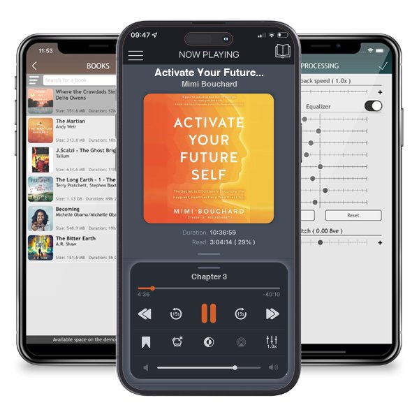 Download fo free audiobook Activate Your Future Self: The Secret to Effortlessly Becoming the Happiest, Healthiest and Wealthiest You by Mimi Bouchard and listen anywhere on your iOS devices in the ListenBook app.
