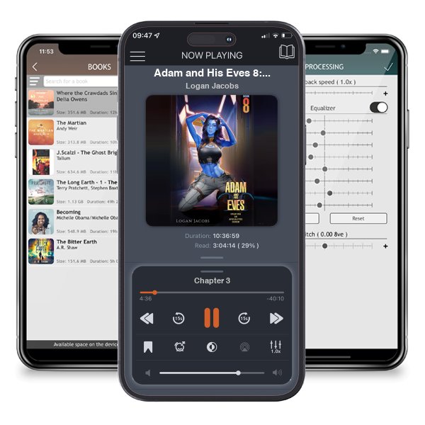 Download fo free audiobook Adam and His Eves 8: Creating an Apocalypse Harem by Logan Jacobs and listen anywhere on your iOS devices in the ListenBook app.