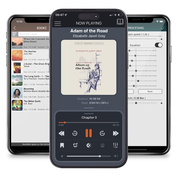 Download fo free audiobook Adam of the Road by Elizabeth Janet Gray and listen anywhere on your iOS devices in the ListenBook app.