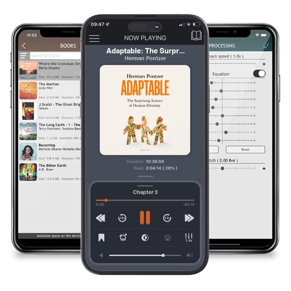 Download fo free audiobook Adaptable: The Surprising Science of Human Diversity by Herman Pontzer and listen anywhere on your iOS devices in the ListenBook app.