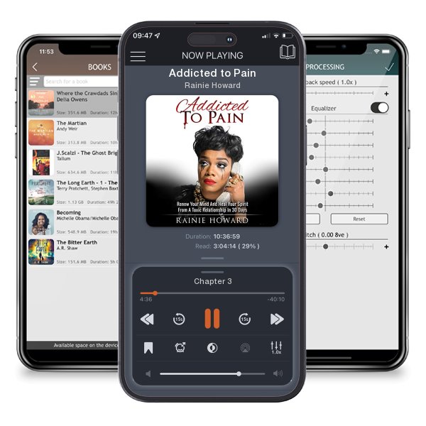 Download fo free audiobook Addicted to Pain by Rainie Howard and listen anywhere on your iOS devices in the ListenBook app.