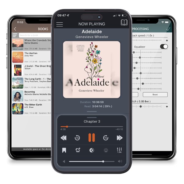 Download fo free audiobook Adelaide by Genevieve Wheeler and listen anywhere on your iOS devices in the ListenBook app.
