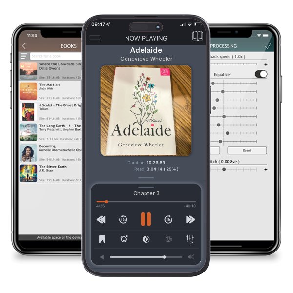 Download fo free audiobook Adelaide by Genevieve Wheeler and listen anywhere on your iOS devices in the ListenBook app.