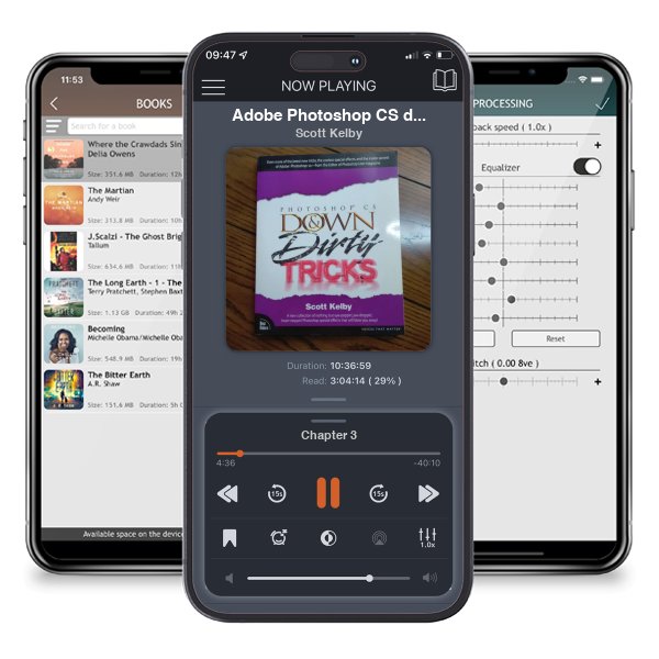 Download fo free audiobook Adobe Photoshop CS down and Dirty Tricks by Scott Kelby and listen anywhere on your iOS devices in the ListenBook app.