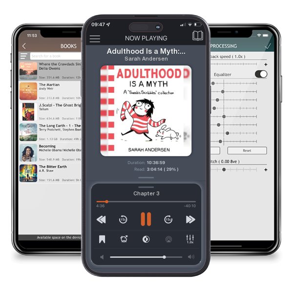 Download fo free audiobook Adulthood Is a Myth: A Sarah's Scribbles Collection Volume 1 by Sarah Andersen and listen anywhere on your iOS devices in the ListenBook app.