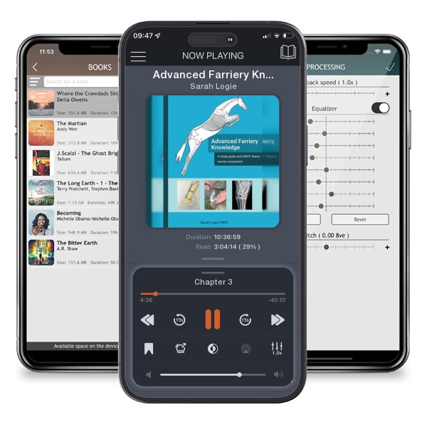 Download fo free audiobook Advanced Farriery Knowledge: A study guide and AWCF theory course companion by Sarah Logie and listen anywhere on your iOS devices in the ListenBook app.