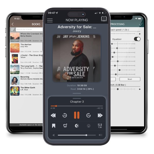 Download fo free audiobook Adversity for Sale: Ya Gotta Believe by Jeezy and listen anywhere on your iOS devices in the ListenBook app.