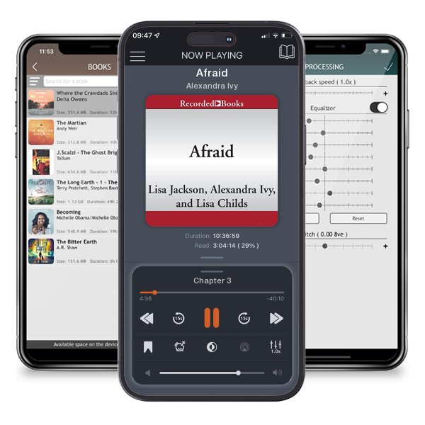 Download fo free audiobook Afraid by Alexandra Ivy and listen anywhere on your iOS devices in the ListenBook app.