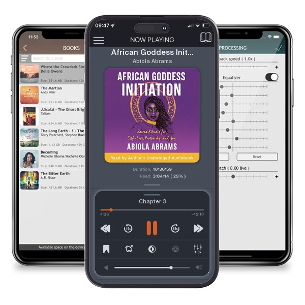 Download fo free audiobook African Goddess Initiation by Abiola Abrams and listen anywhere on your iOS devices in the ListenBook app.
