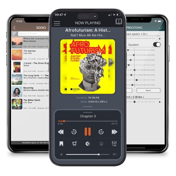 Download fo free audiobook Afrofuturism: A History of Black Futures by Nat'l Mus Afr Am Hist Culture and listen anywhere on your iOS devices in the ListenBook app.