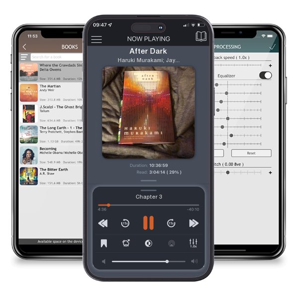 Download fo free audiobook After Dark by Haruki Murakami; Jay Rubin and listen anywhere on your iOS devices in the ListenBook app.