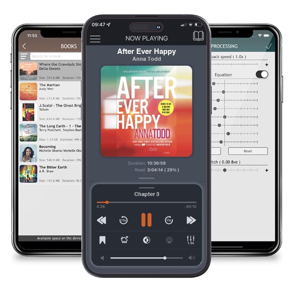 Download fo free audiobook After Ever Happy by Anna Todd and listen anywhere on your iOS devices in the ListenBook app.