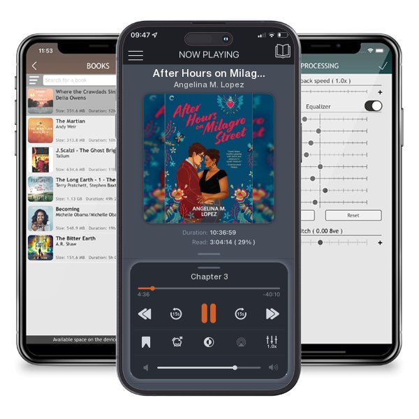 Download fo free audiobook After Hours on Milagro Street (Original) by Angelina M. Lopez and listen anywhere on your iOS devices in the ListenBook app.