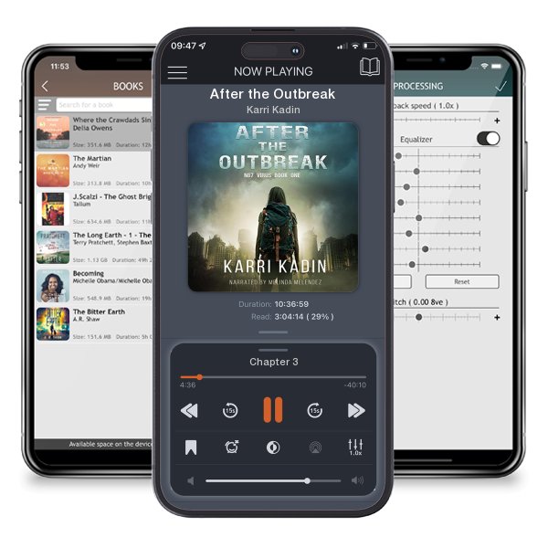 Download fo free audiobook After the Outbreak by Karri Kadin and listen anywhere on your iOS devices in the ListenBook app.