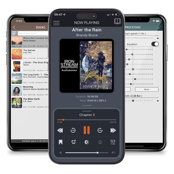 Download fo free audiobook After the Rain by Brandy Bruce and listen anywhere on your iOS devices in the ListenBook app.