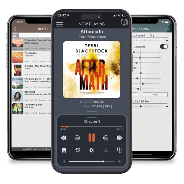 Download fo free audiobook Aftermath by Terri Blackstock and listen anywhere on your iOS devices in the ListenBook app.
