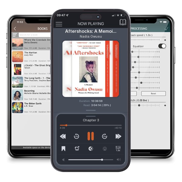 Download fo free audiobook Aftershocks: A Memoir by Nadia Owusu and listen anywhere on your iOS devices in the ListenBook app.