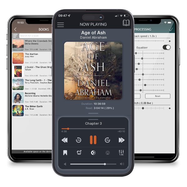 Download fo free audiobook Age of Ash by Daniel Abraham and listen anywhere on your iOS devices in the ListenBook app.