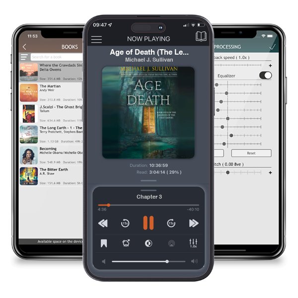 Download fo free audiobook Age of Death (The Legends of the First Empire, #5) by Michael J. Sullivan and listen anywhere on your iOS devices in the ListenBook app.