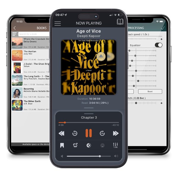 Download fo free audiobook Age of Vice by Deepti Kapoor and listen anywhere on your iOS devices in the ListenBook app.