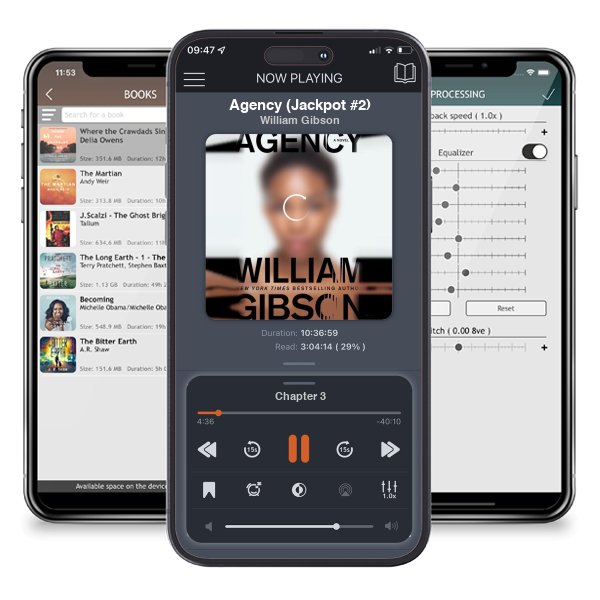 Download fo free audiobook Agency (Jackpot #2) by William Gibson and listen anywhere on your iOS devices in the ListenBook app.