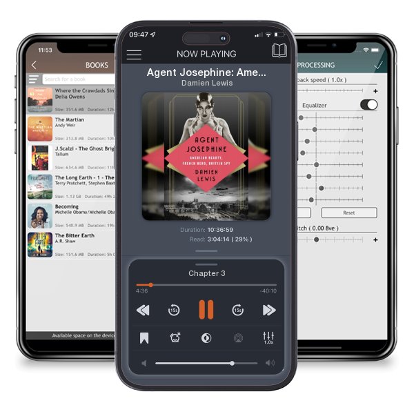 Download fo free audiobook Agent Josephine: American Beauty, French Hero, British Spy by Damien Lewis and listen anywhere on your iOS devices in the ListenBook app.