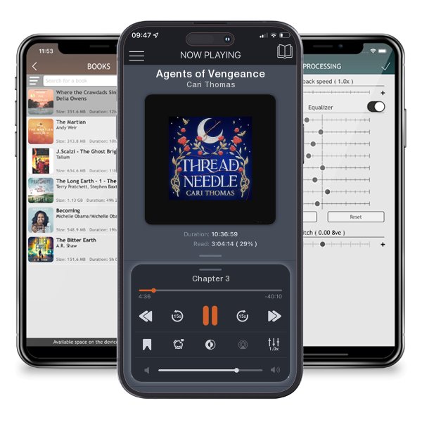 Download fo free audiobook Agents of Vengeance by Cari Thomas and listen anywhere on your iOS devices in the ListenBook app.