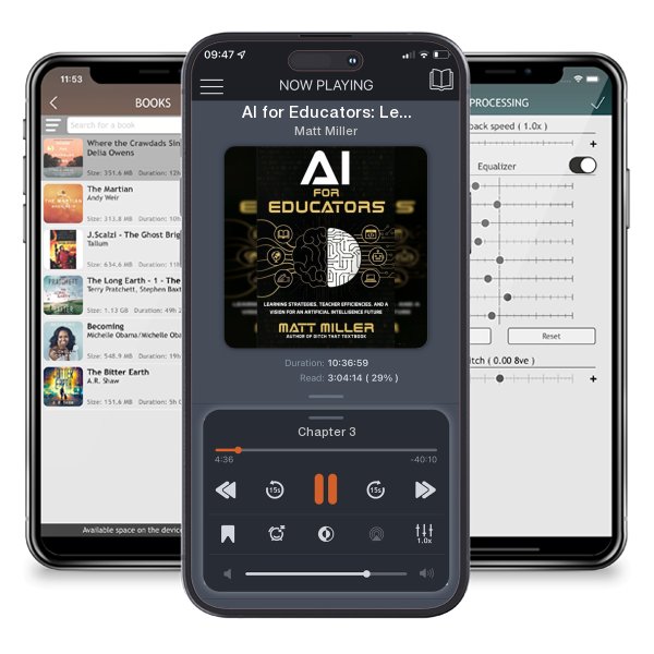 Download fo free audiobook AI for Educators: Learning Strategies, Teacher Efficiencies,... by Matt Miller and listen anywhere on your iOS devices in the ListenBook app.