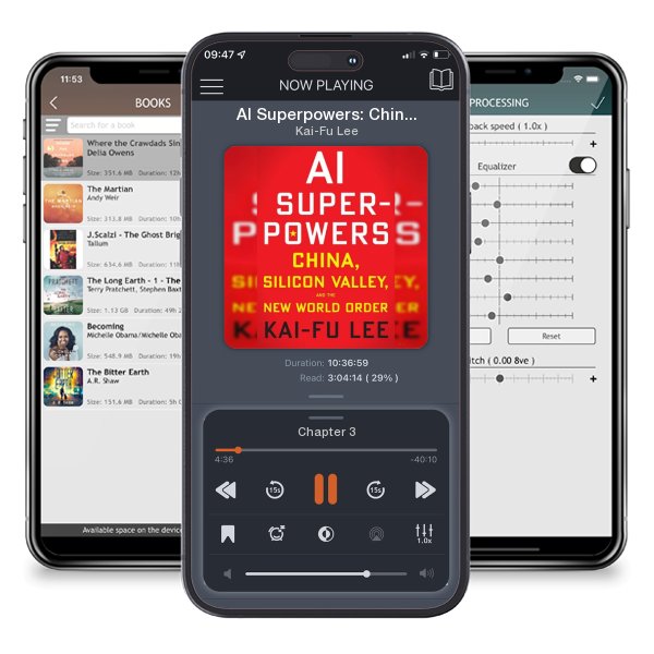 Download fo free audiobook AI Superpowers: China, Silicon Valley, and the New World Order by Kai-Fu Lee and listen anywhere on your iOS devices in the ListenBook app.