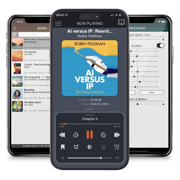 Download fo free audiobook AI versus IP: Rewriting Creativity by Robin Feldman and listen anywhere on your iOS devices in the ListenBook app.