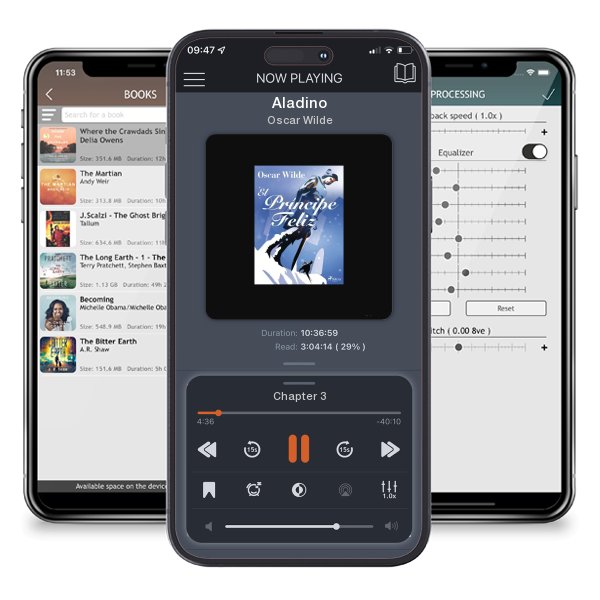 Download fo free audiobook Aladino by Oscar Wilde and listen anywhere on your iOS devices in the ListenBook app.