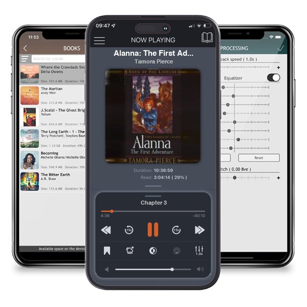 Download fo free audiobook Alanna: The First Adventure (Song of the Lioness, #1) by Tamora Pierce and listen anywhere on your iOS devices in the ListenBook app.