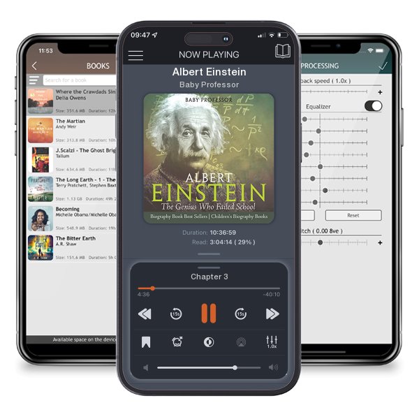 Download fo free audiobook Albert Einstein by Baby Professor and listen anywhere on your iOS devices in the ListenBook app.