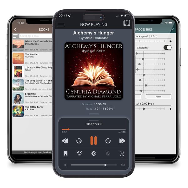 Download fo free audiobook Alchemy's Hunger by Cynthia Diamond and listen anywhere on your iOS devices in the ListenBook app.