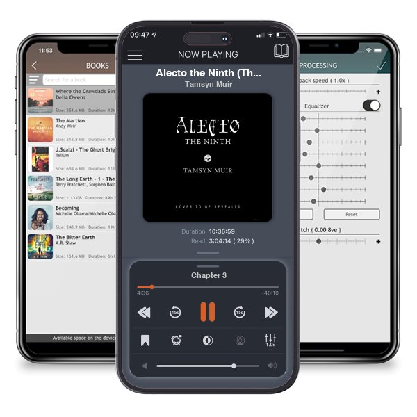 Download fo free audiobook Alecto the Ninth (The Locked Tomb, #4) by Tamsyn Muir and listen anywhere on your iOS devices in the ListenBook app.