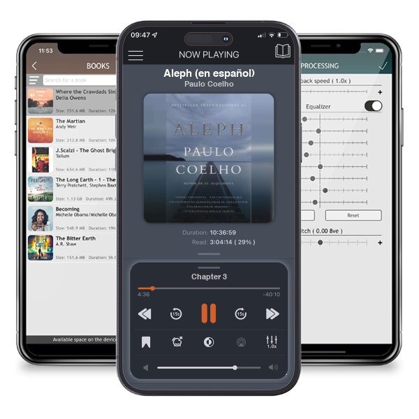 Descargar audiolibro gratis Aleph (en español) by Paulo Coelho y escuchar en cualquier lugar en sus dispositivos iOS en la aplicación ListenBook.