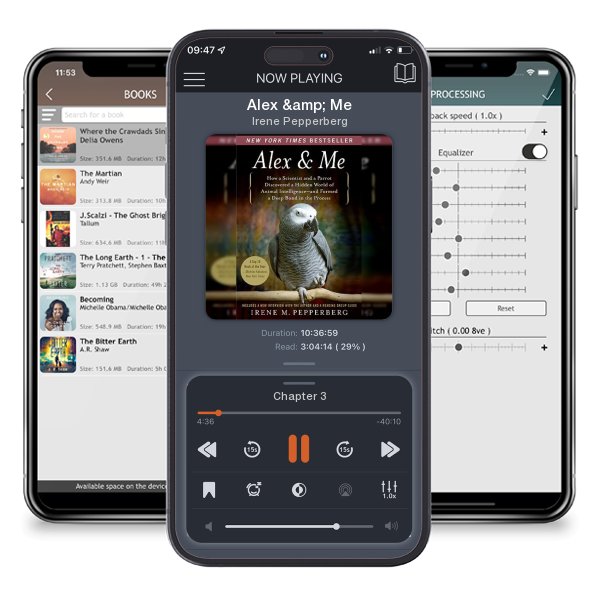 Download fo free audiobook Alex & Me by Irene Pepperberg and listen anywhere on your iOS devices in the ListenBook app.