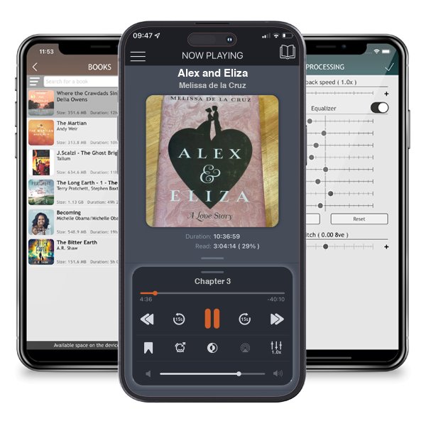 Download fo free audiobook Alex and Eliza by Melissa de la Cruz and listen anywhere on your iOS devices in the ListenBook app.