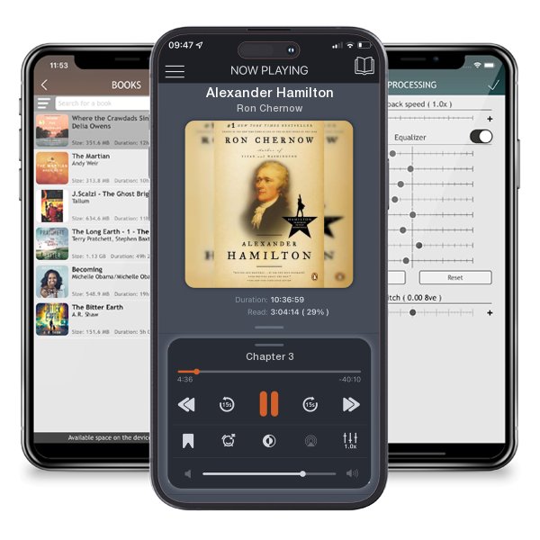 Download fo free audiobook Alexander Hamilton by Ron Chernow and listen anywhere on your iOS devices in the ListenBook app.