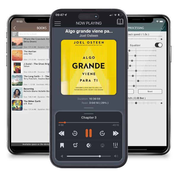 Descargar audiolibro gratis Algo grande viene para ti: Descubre la ruta que te lleva a un futuro brillante, mejor y más grande by Joel Osteen y escuchar en cualquier lugar en sus dispositivos iOS en la aplicación ListenBook.