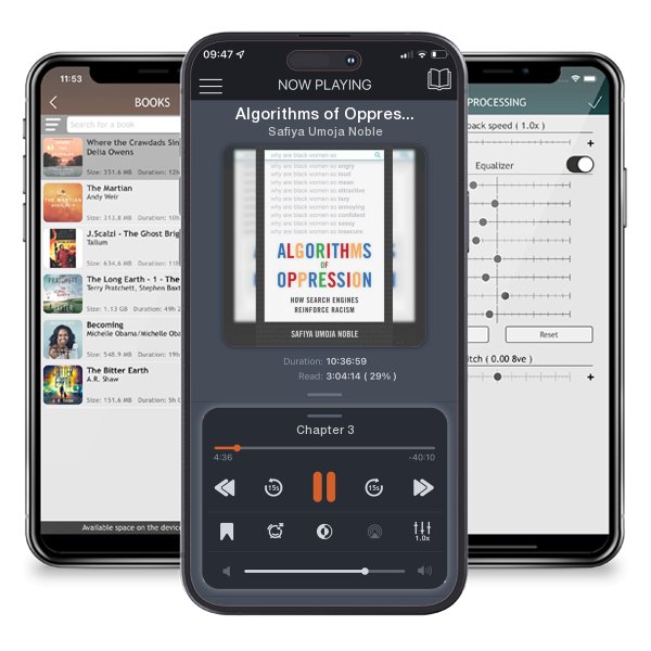 Download fo free audiobook Algorithms of Oppression: How Search Engines Reinforce Racism by Safiya Umoja Noble and listen anywhere on your iOS devices in the ListenBook app.