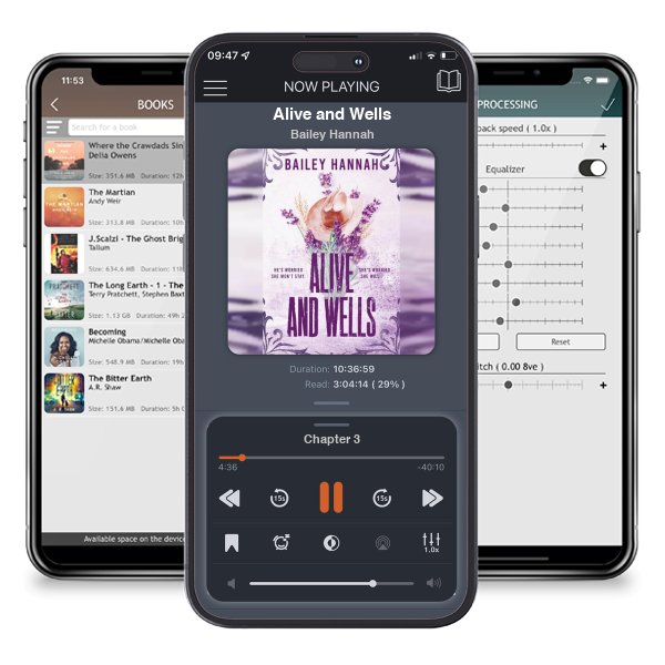 Download fo free audiobook Alive and Wells by Bailey Hannah and listen anywhere on your iOS devices in the ListenBook app.