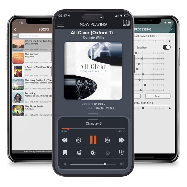 Download fo free audiobook All Clear (Oxford Time Travel, 4) by Connie Willis and listen anywhere on your iOS devices in the ListenBook app.